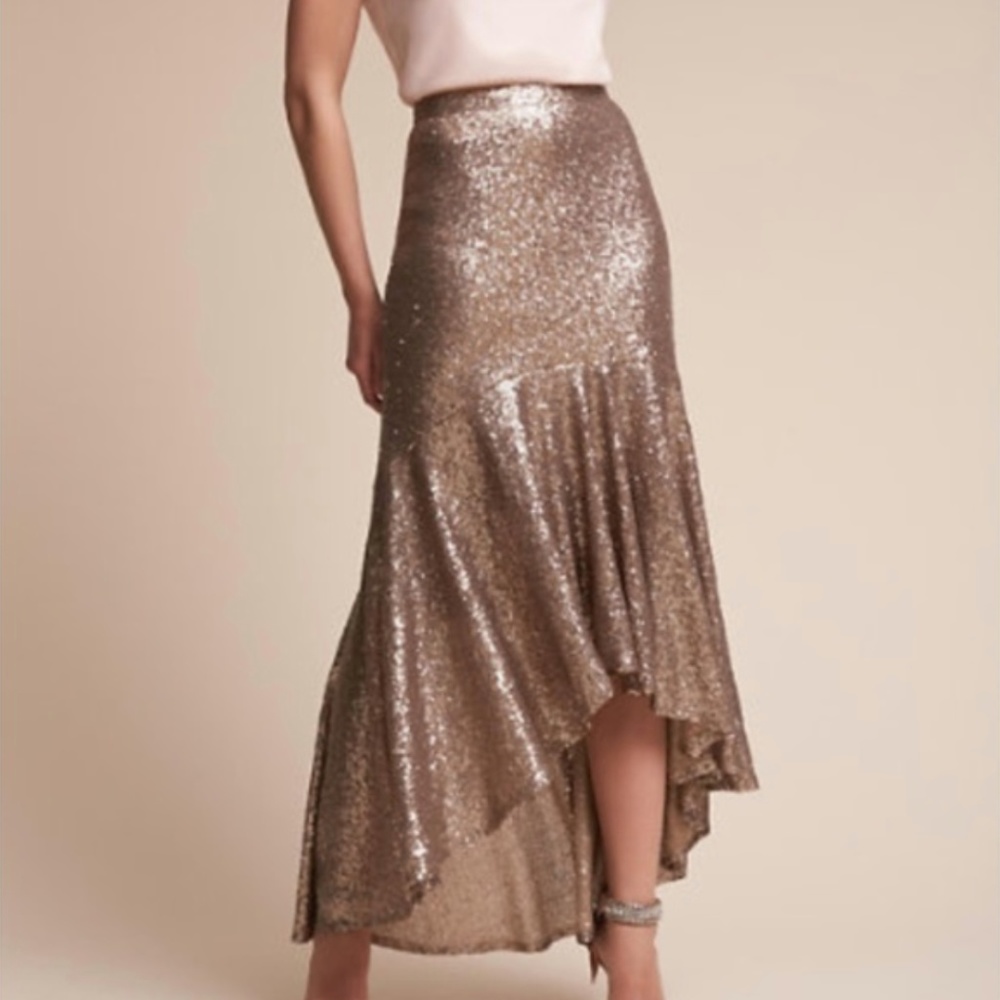 BHLDN Cosmos Sequined Skirt // Brand New // NWT